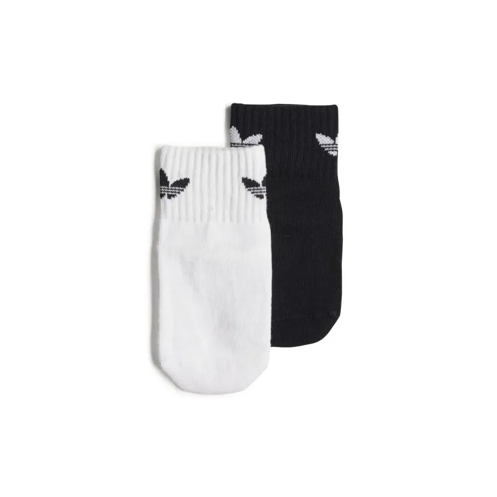 Носки короткие антискользящие 2 пары Adidas Originals, белый