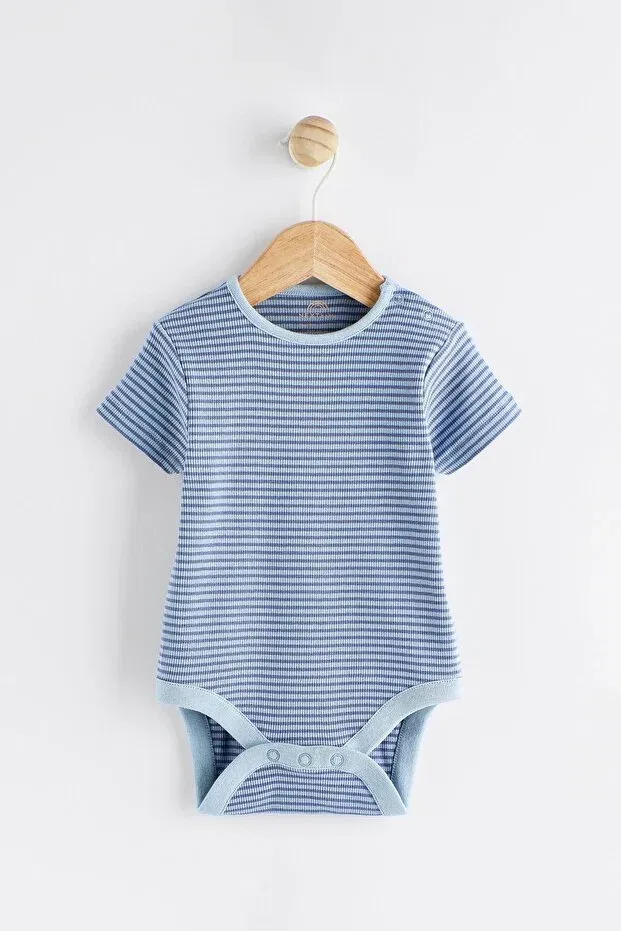 Детский комбинезон для девочек с принтом Next Baby, Blue — фото 3