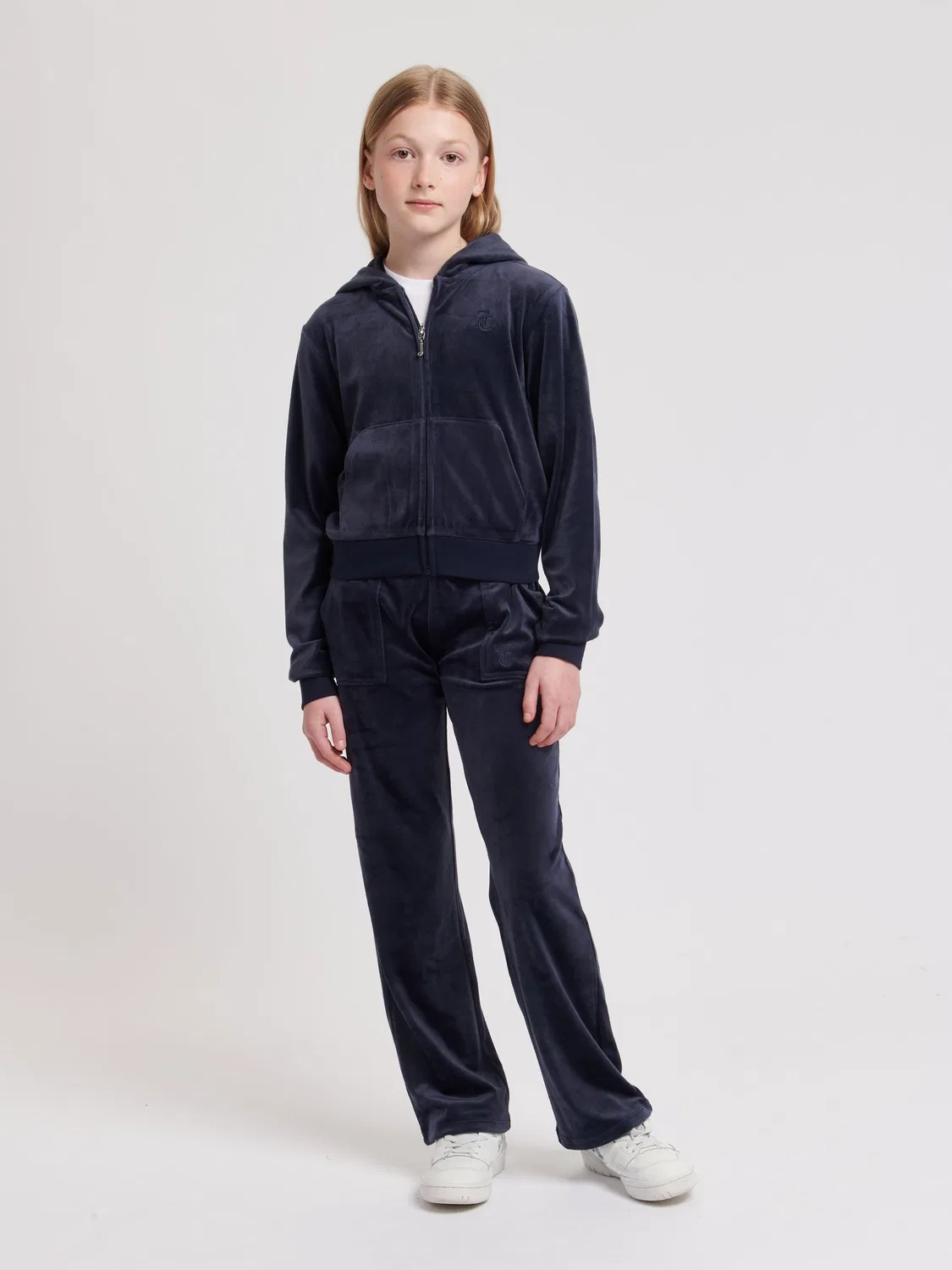 Широкие брюки Tonal Wide Leg Juicy Couture, синие — фото 2