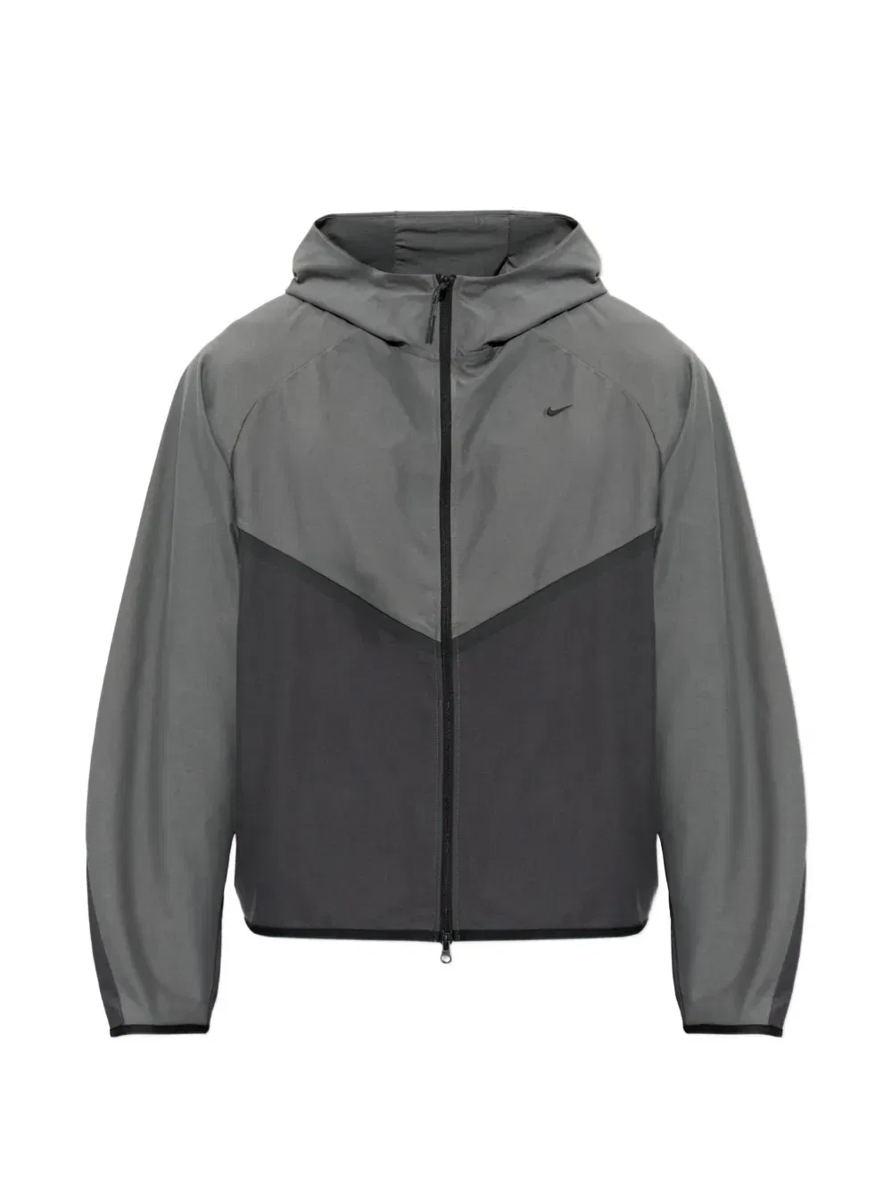 Куртка Nike Tech с вышитым логотипом и капюшоном, серый