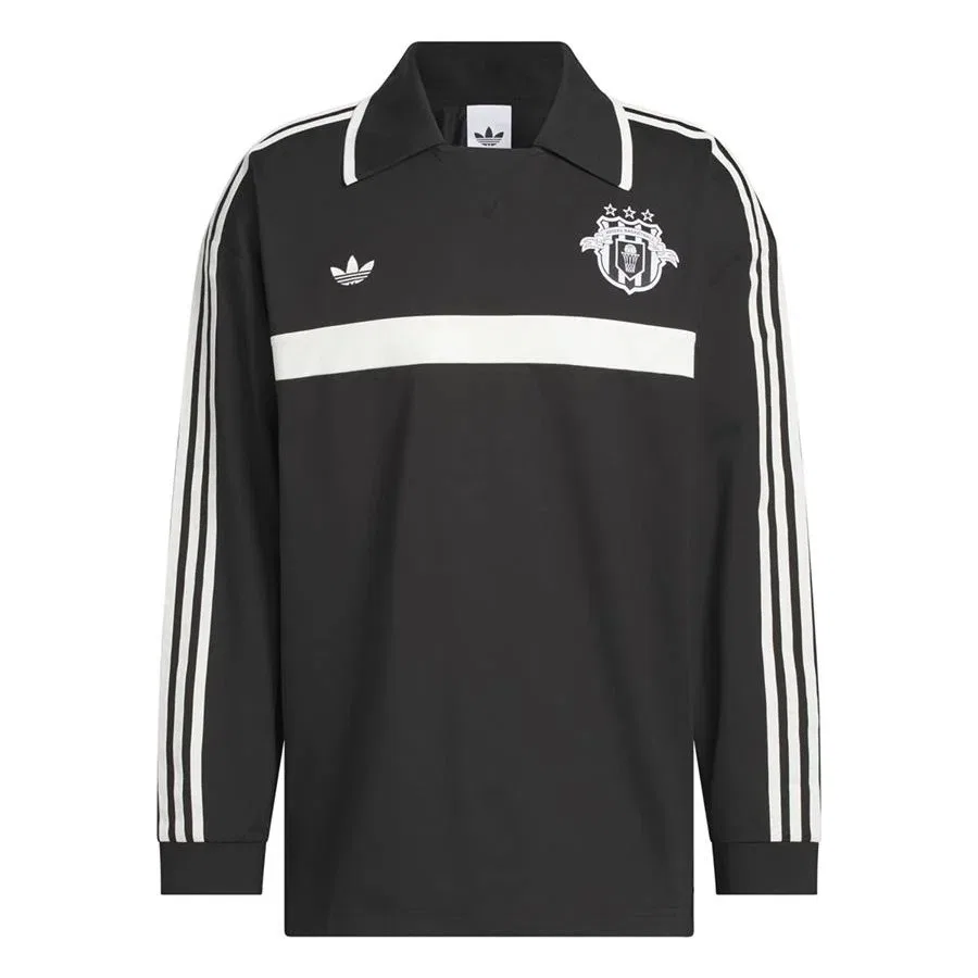 Полочная футболка adidas Rugby Polo, Черный — фото 2