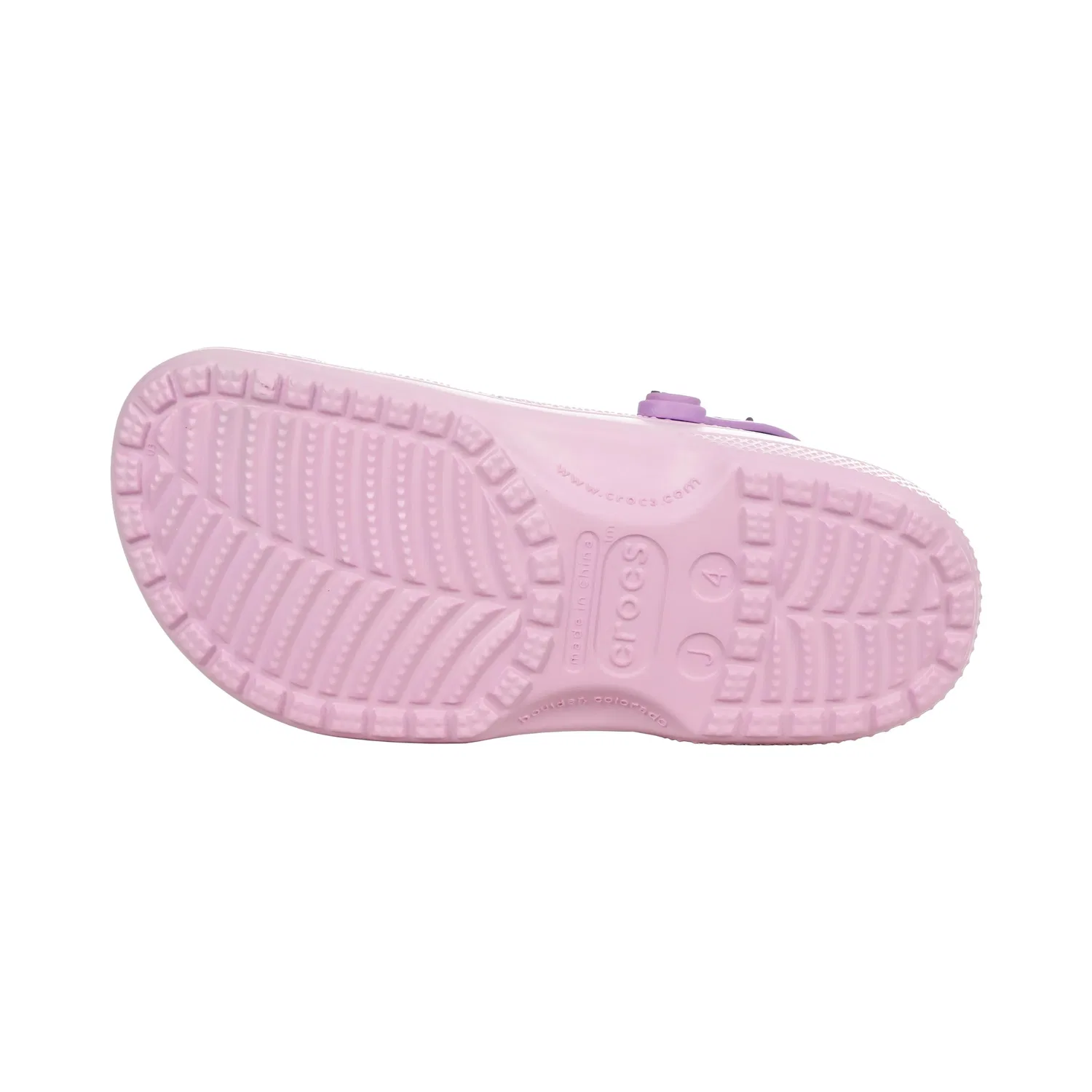 Шлепанцы Classic Glow SnapBack Strap Clog Crocs, Flieder — фото 4