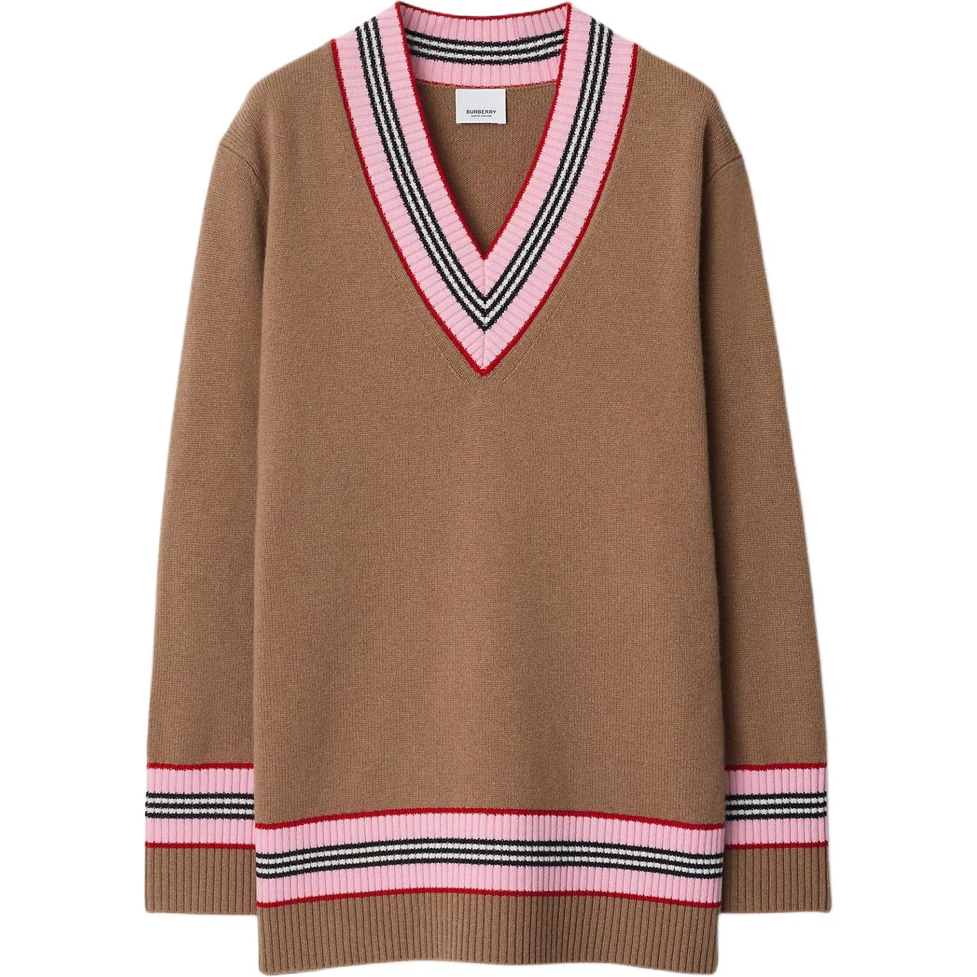 Женский кашемировый свитер Burberry, Camel