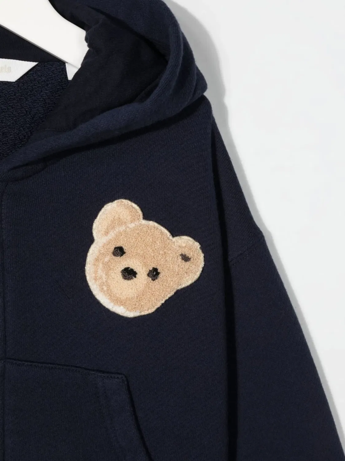 Худи на молнии Bear синее Palm Angels, синий — фото 2