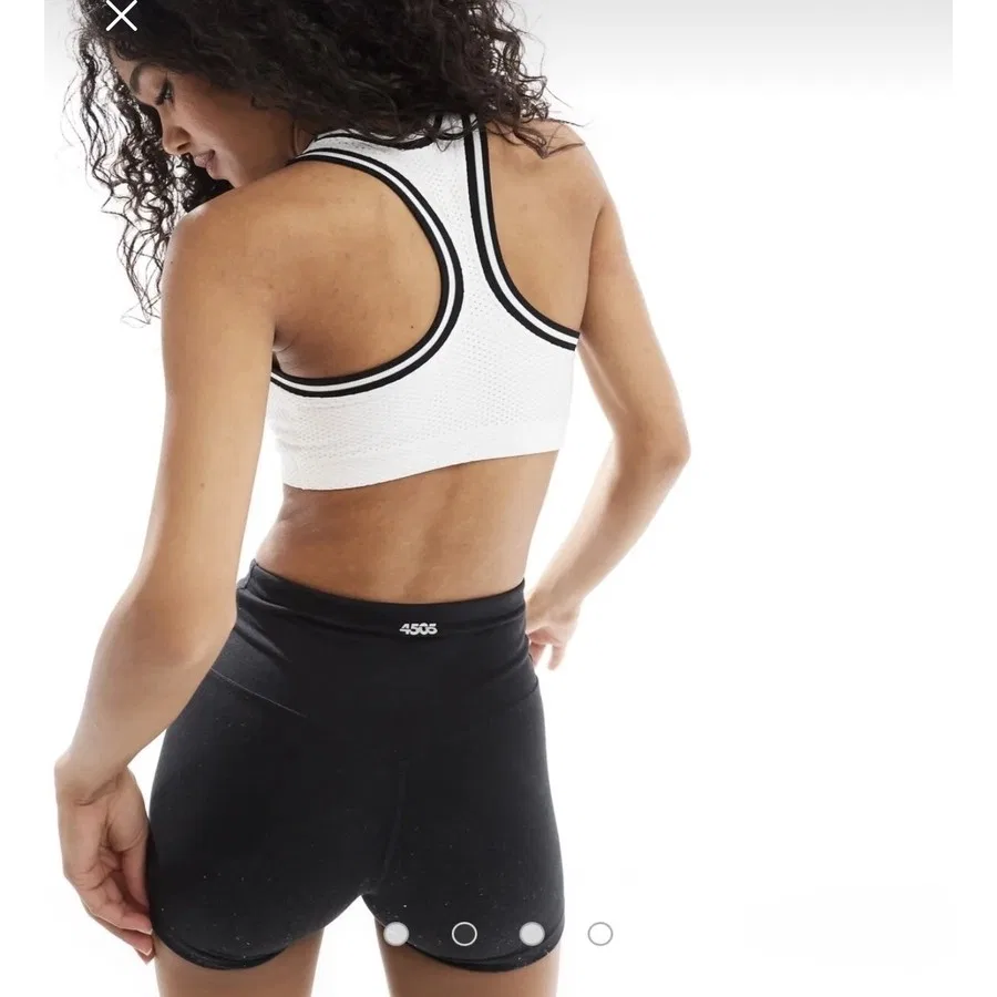 Спортивный бюстгальтер с легкой поддержкой Dri-FIT Light-Support Padded Jersey Sports Training, Nike, Белый — фото 2