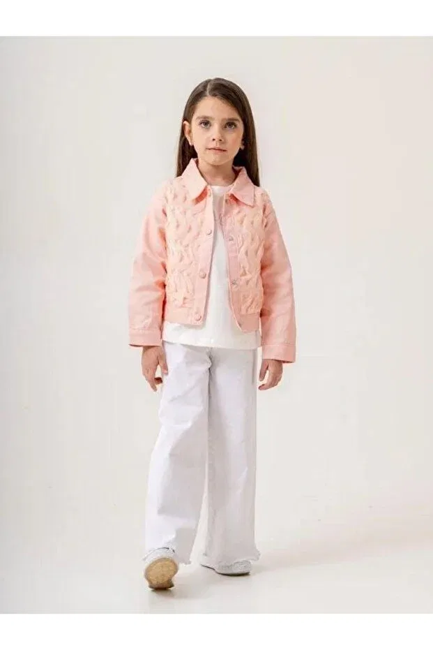 Детская куртка для девочек хлопковая Zekids, Somon — фото 2