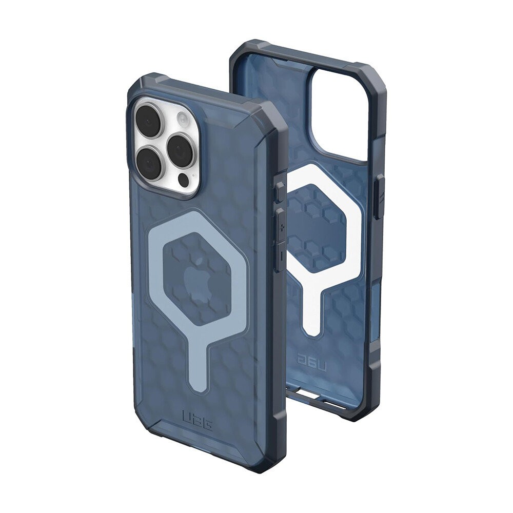 

Чехол UAG Essential Armor для iPhone 16 Pro Max с MagSafe, Cloud Blue, Голубой, Чехол UAG Essential Armor для iPhone 16 Pro Max с MagSafe, Cloud Blue