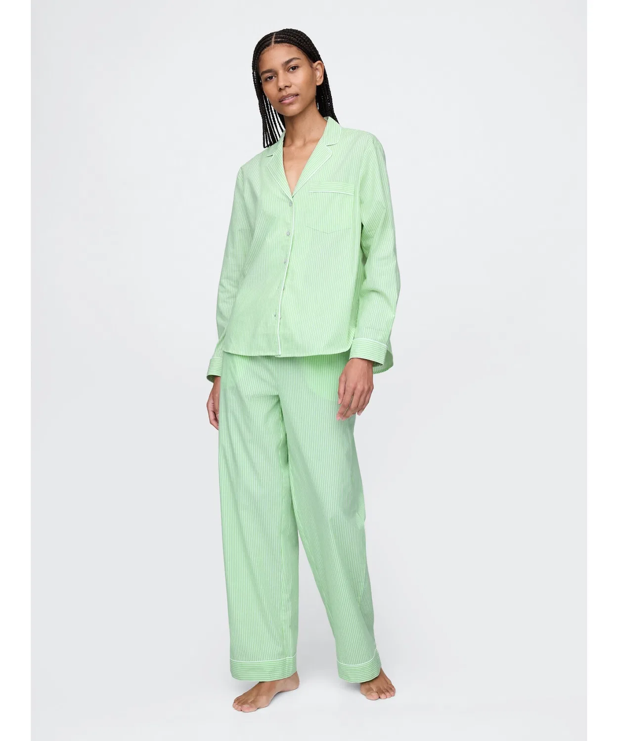 Женская пижамная рубашка с длинным рукавомMadeSoft GAP, Multi — фото 2