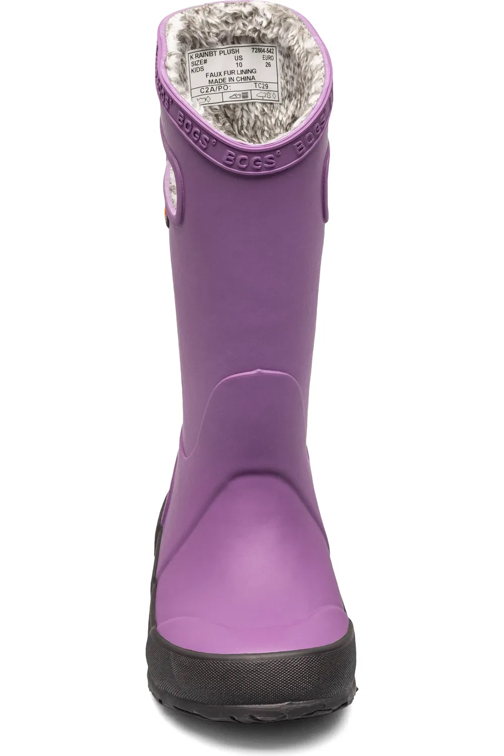 Детские сапоги водонепроницаемые утепленные Plush Insulated Bogs, Purple — фото 4