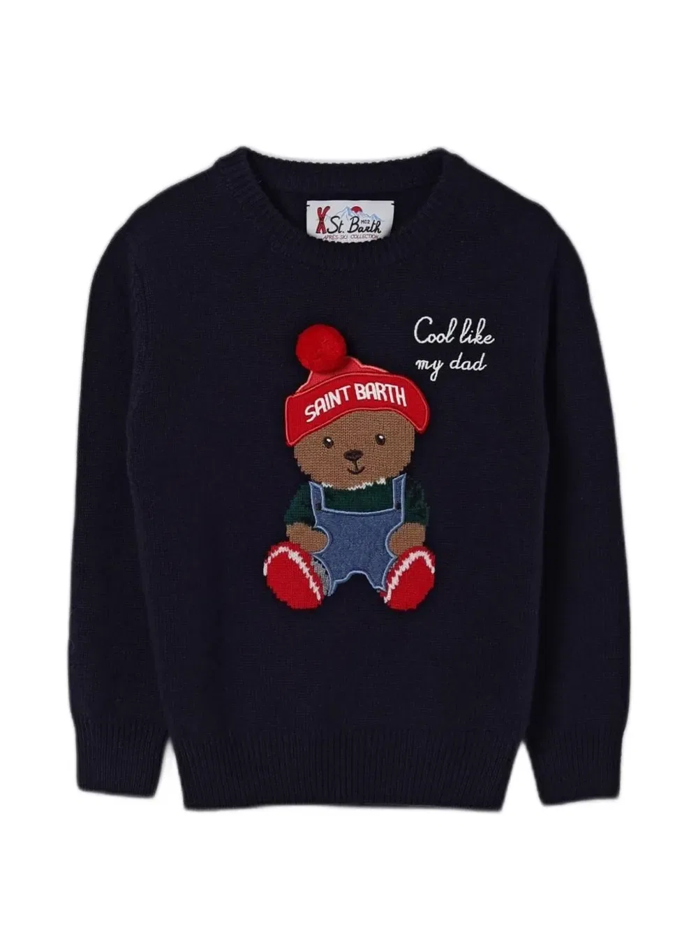 Свитер вязаный Douglas Mc2 Saint Barth Kids, синий