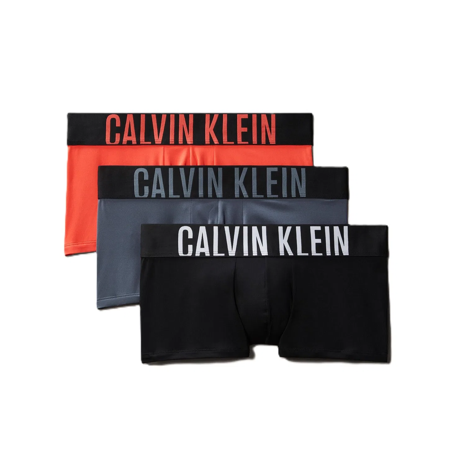 Мужские боксеры из 3 штук Calvin Klein, Black, Turbulence, Vermillion Brown