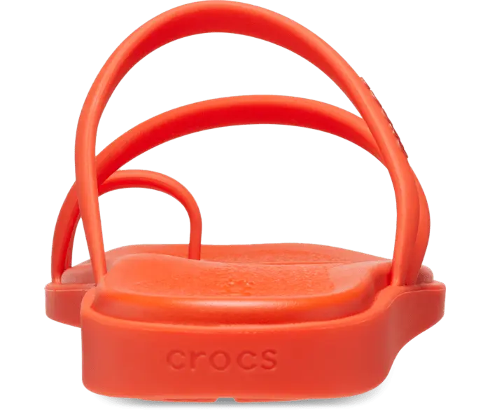 Шлепки Crocs Women's Miami Toe Loop, красный — фото 2
