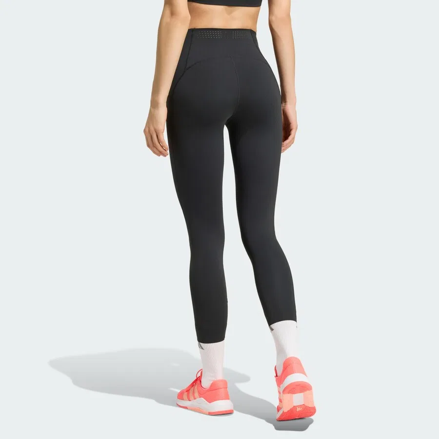 Узкие спортивные брюки ADIDAS PERFORMANCE черного цвета — фото 3