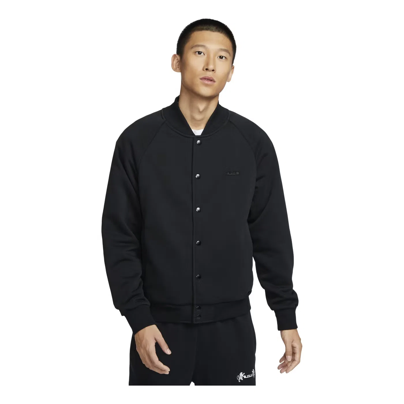Куртка баскетбольная с технологией Therma-FIT Lebron Standard Issue Nike, черный