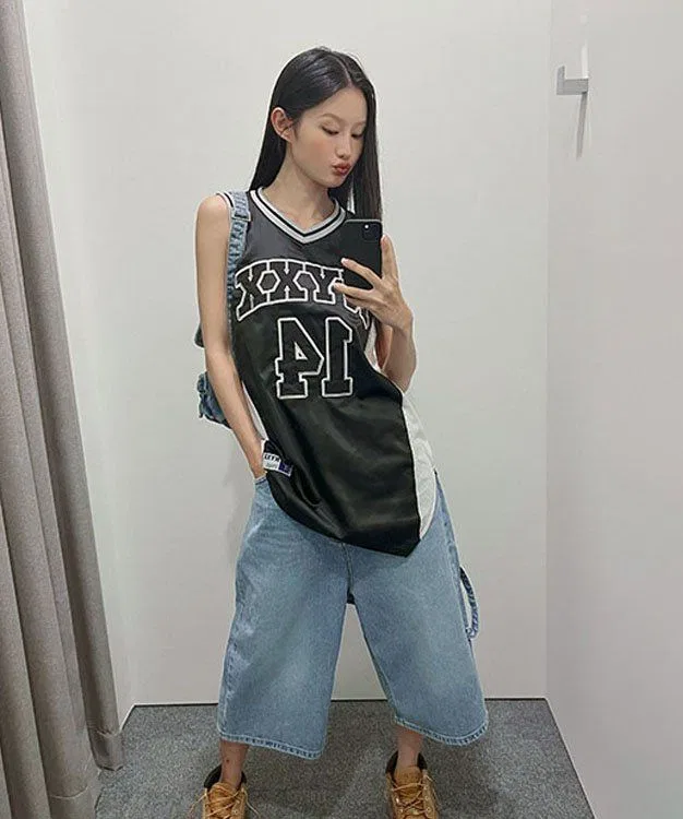 Детские джинсовые шорты свободного кроя с широкими штанинами BULKY WIDE DENIM SHORT, youthbath, Light Blue — фото 3