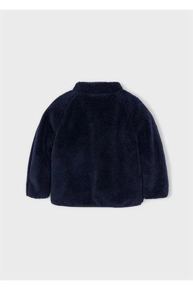 Детская куртка из флиса с двойным ворсом Mayoral, Navy Blue — фото 2