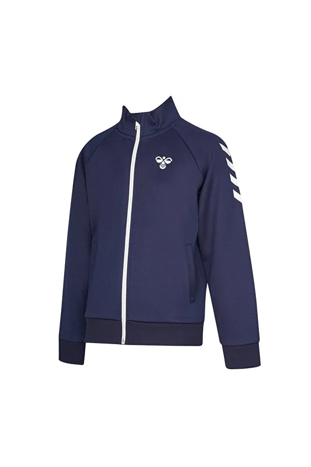 Детское худи на молнии для мальчиков хлопковое Hummel, Navy Blue