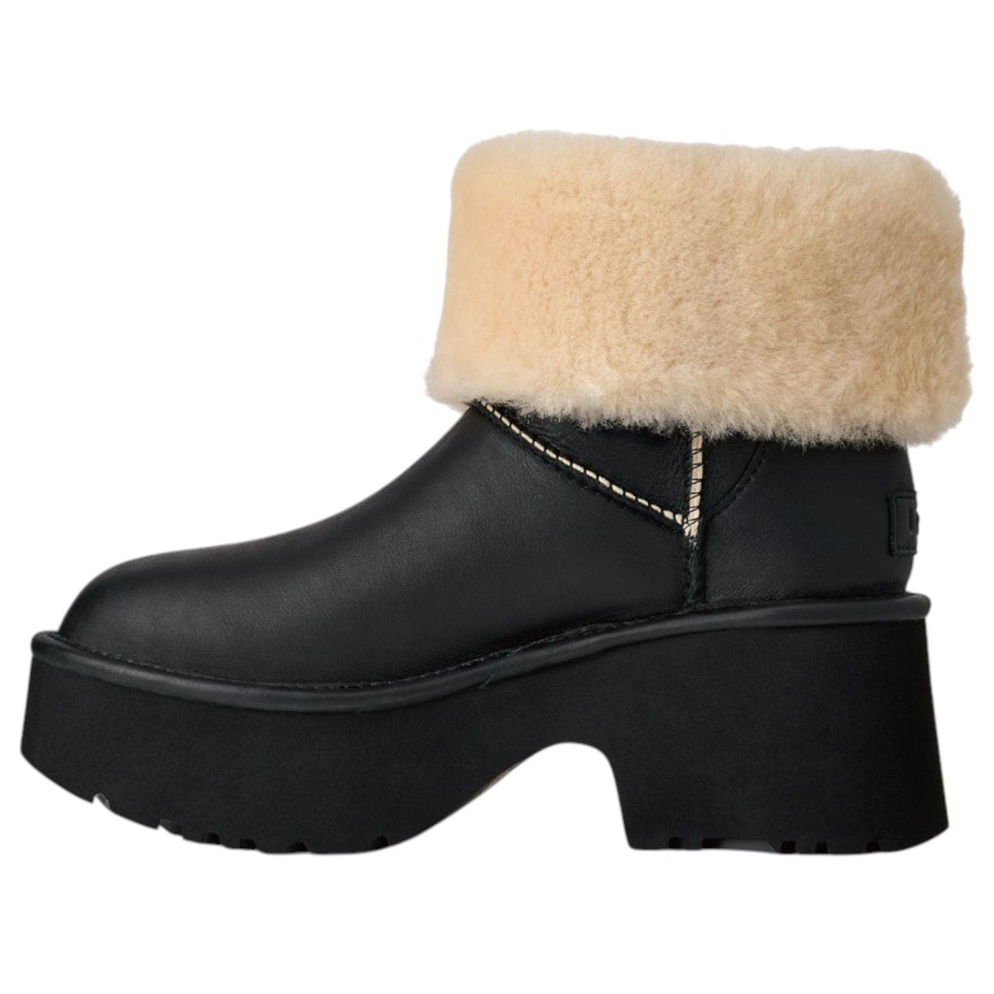 Угги (WMNS) UGG Esmee Leather Boot-Snow 'Black'