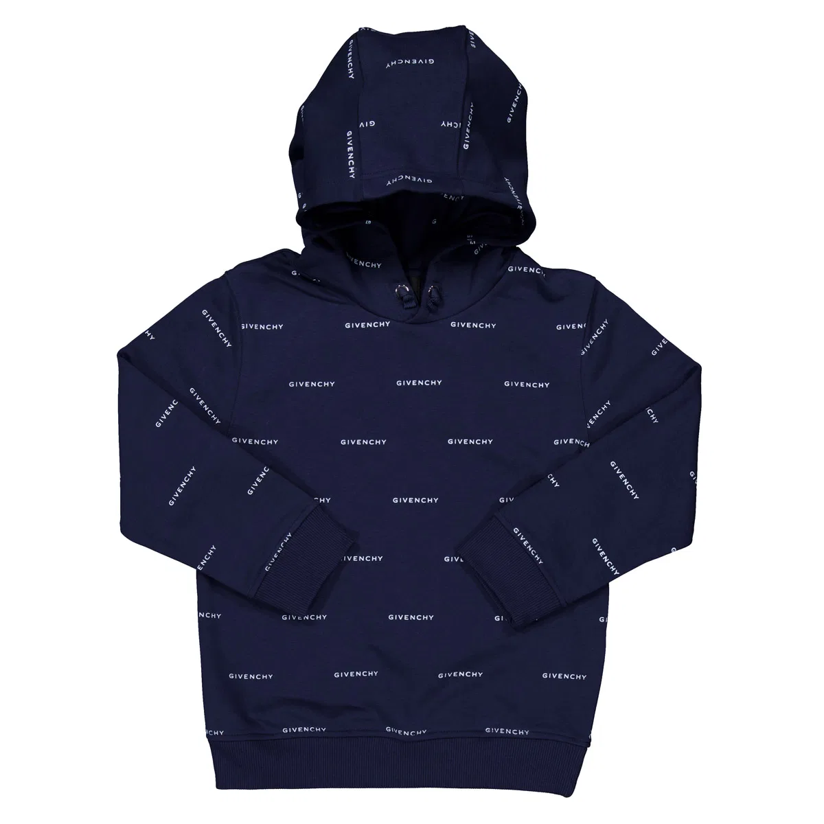 Детский худи с принтом 4G Boys 4G-Print Hooded Sweatshirt Givenchy, Navy