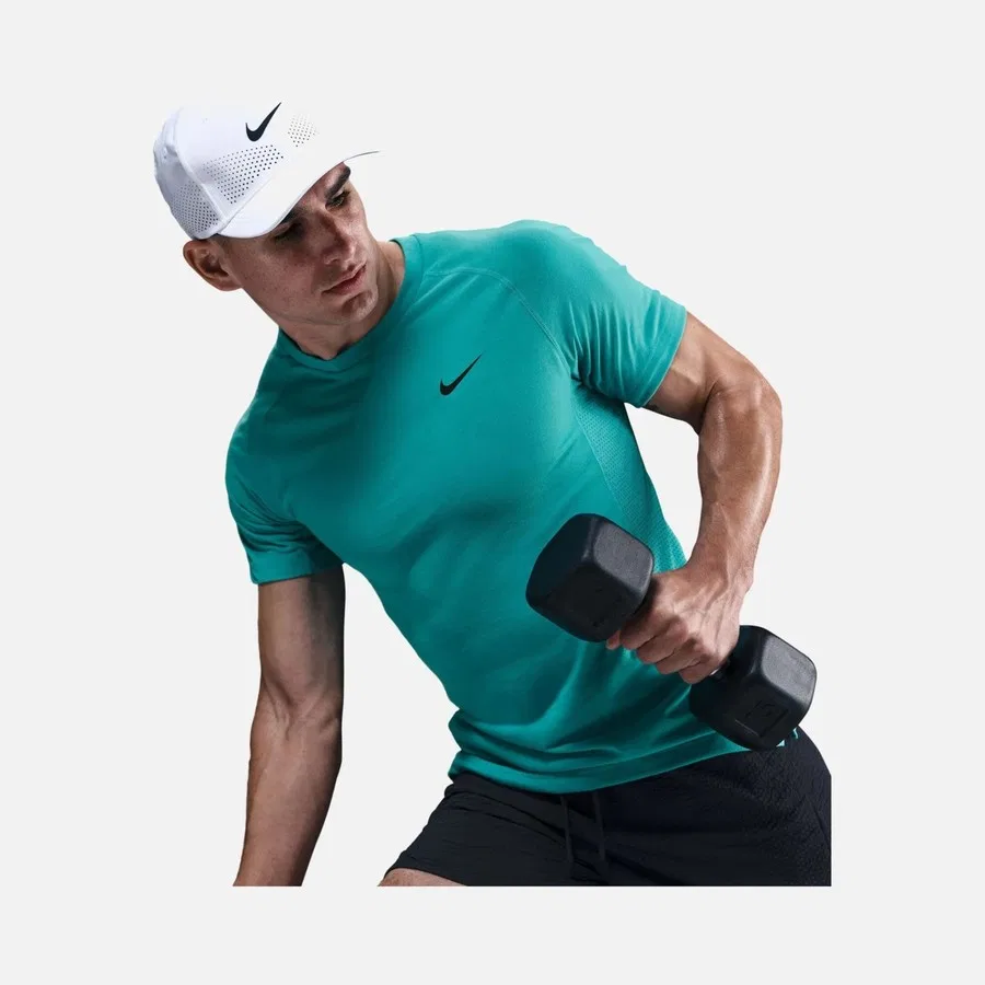 Спортивная футболка с коротким рукавом Flex Rep Dri-Fit Nike, Сине-черный — фото 3