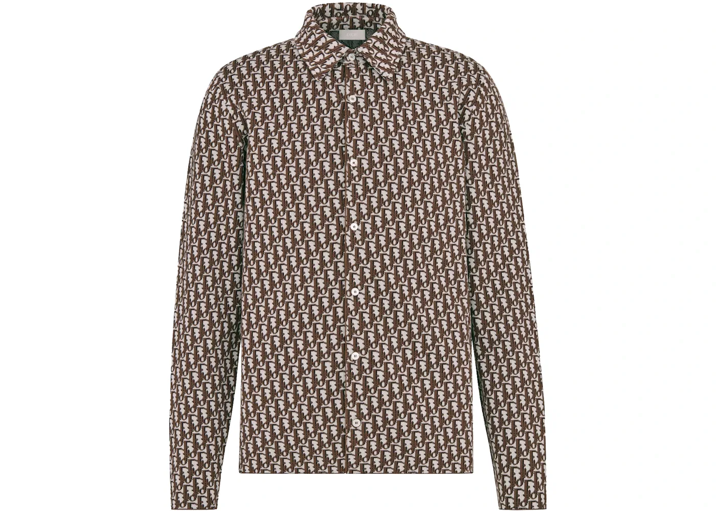 Мужская рубашка оверсайз Overshirt Dior, Brown/White