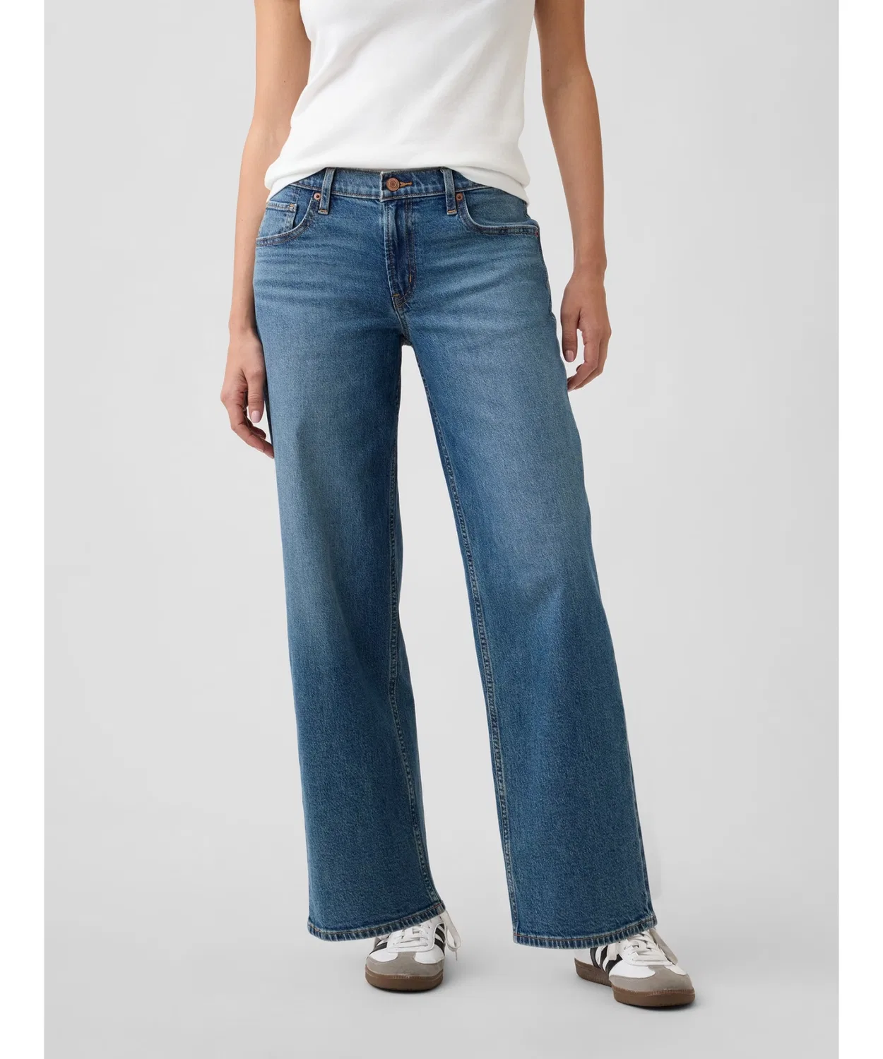 Женские джинсы с низкой посадкой '90s Loose Fit GAP, Indigo Blue — фото 3