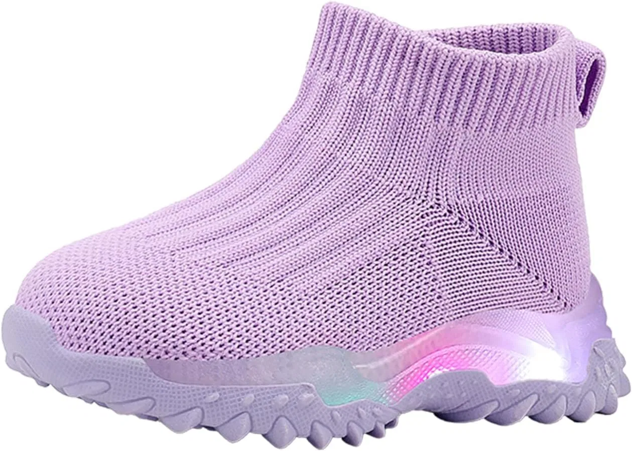 Детские кроссовки для девочек с сетчатым верхом, Purple