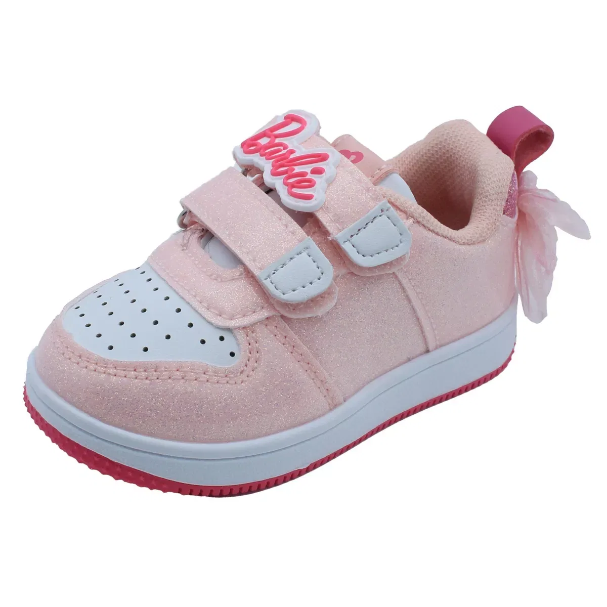 Детские кроссовки для девочек с блестками Barbie Pink Barbie with Bow