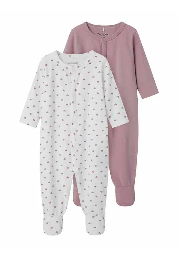 Пижама хлопковая Pyjama set 2 pack, Two Soon, Lilas, сиреневый — фото 3