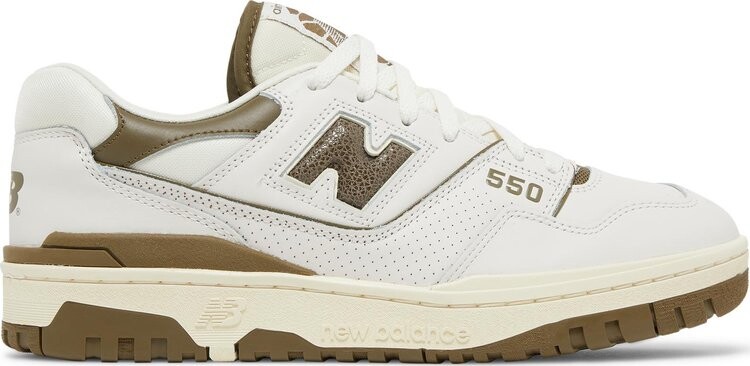 

Кроссовки New Balance Aimé Leon Dore x 550 'Olive', белый