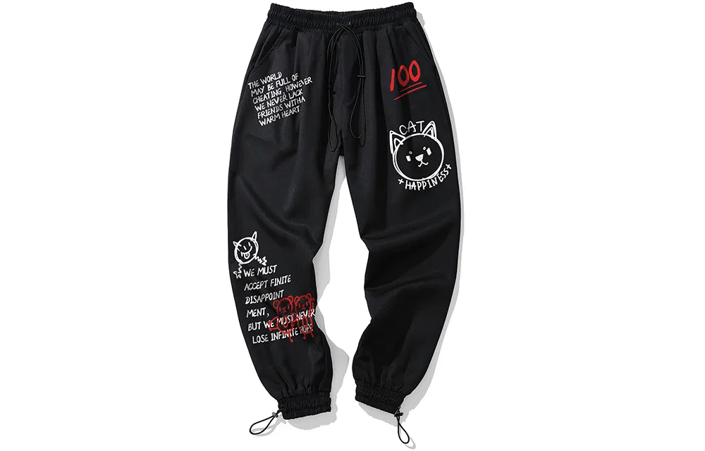Детские трикотажные спортивные штаны с манжетами Unisex Moderate Cuffed Pants SANSYAS — фото 3