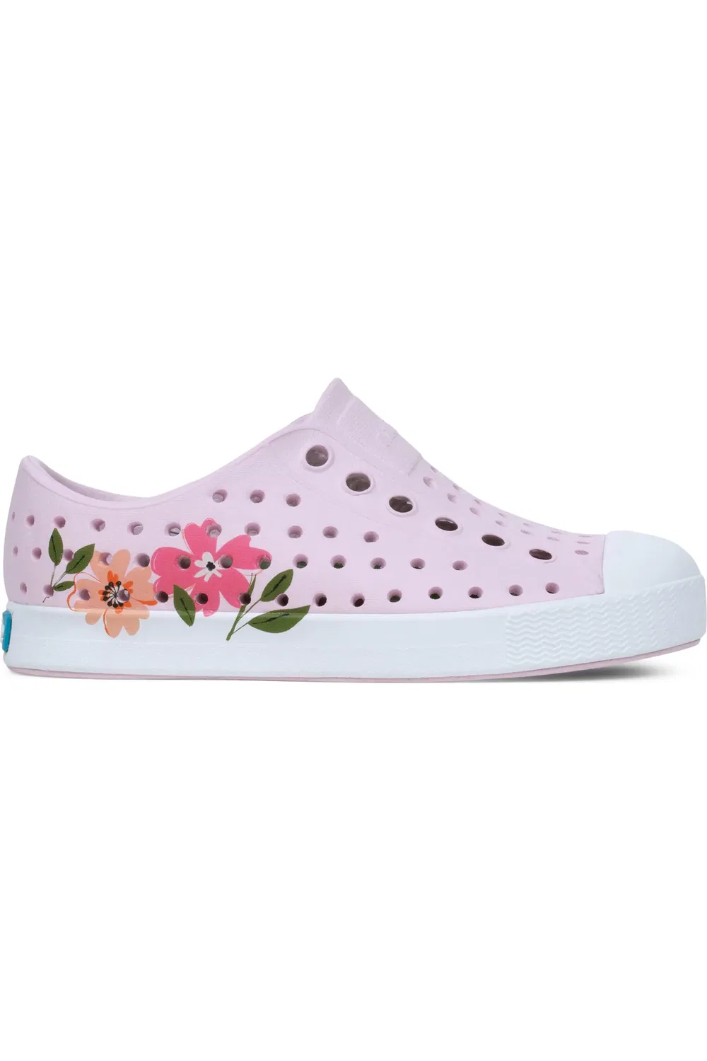 Детские кеды slip-on на плоской подошве Jefferson Native Shoes, Barelypink/Shellwhite — фото 3
