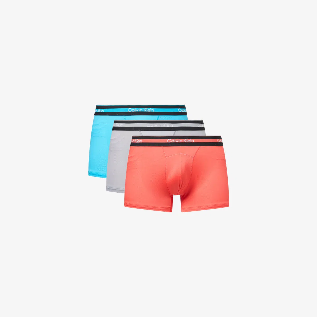 Комплект из трех спортивных сетчатых плавок Icon Calvin Klein, мультиколор