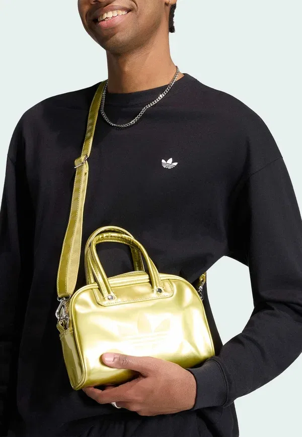Футболка с длинным рукавом Trefoil essentials - топ с длинным рукавом Adidas Originals, черный — фото 4