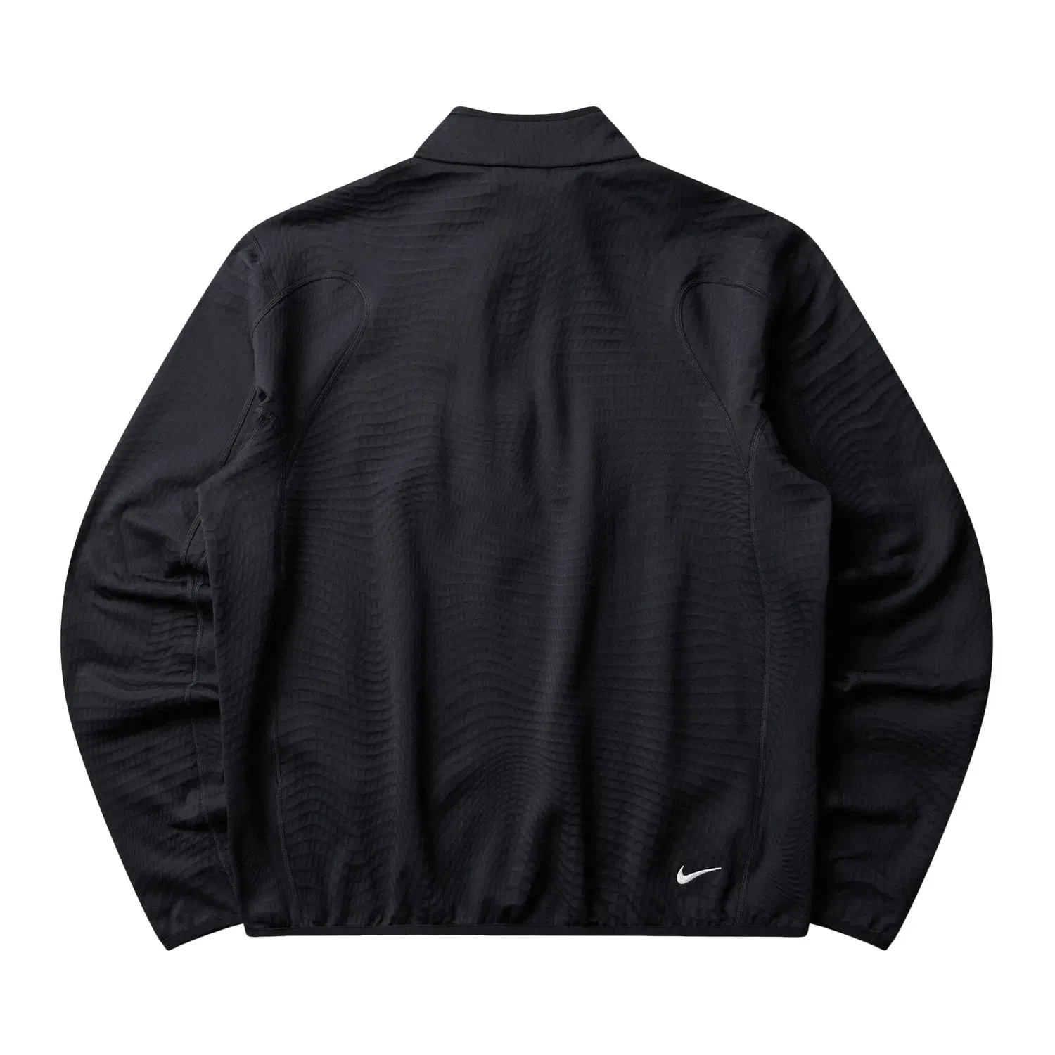 Свитшот на половину молнии с принтом ACG Wolf Grid Therma-Fit Nike, Black/Summit White — фото 2