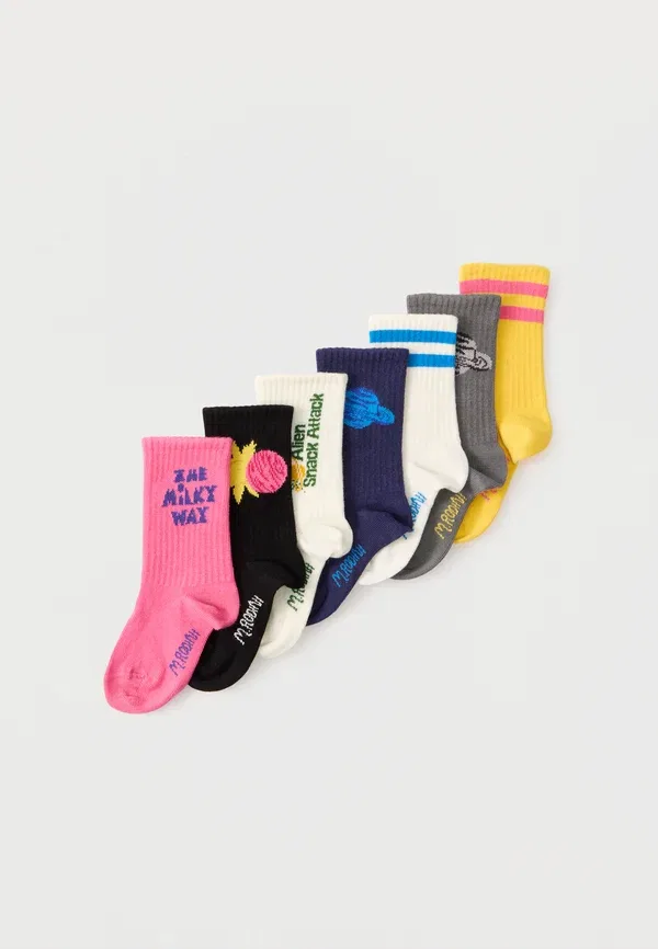 Носки 7 пар, Mini Rodini, multi-coloured, мультиколор