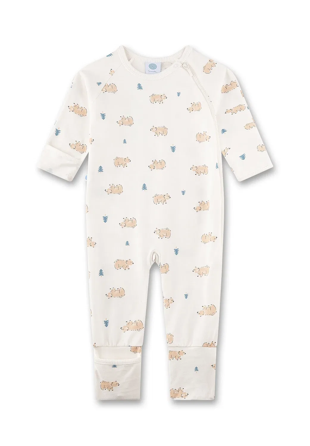 Baby-Strampler bärchen - комбинезон для сна Sanetta, Beige