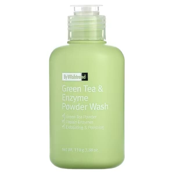 

Энзимная пудра для умывания с зелёным чаем, Green Tea & Enzyme Powder Wash, 110 мл, By Wishtrend