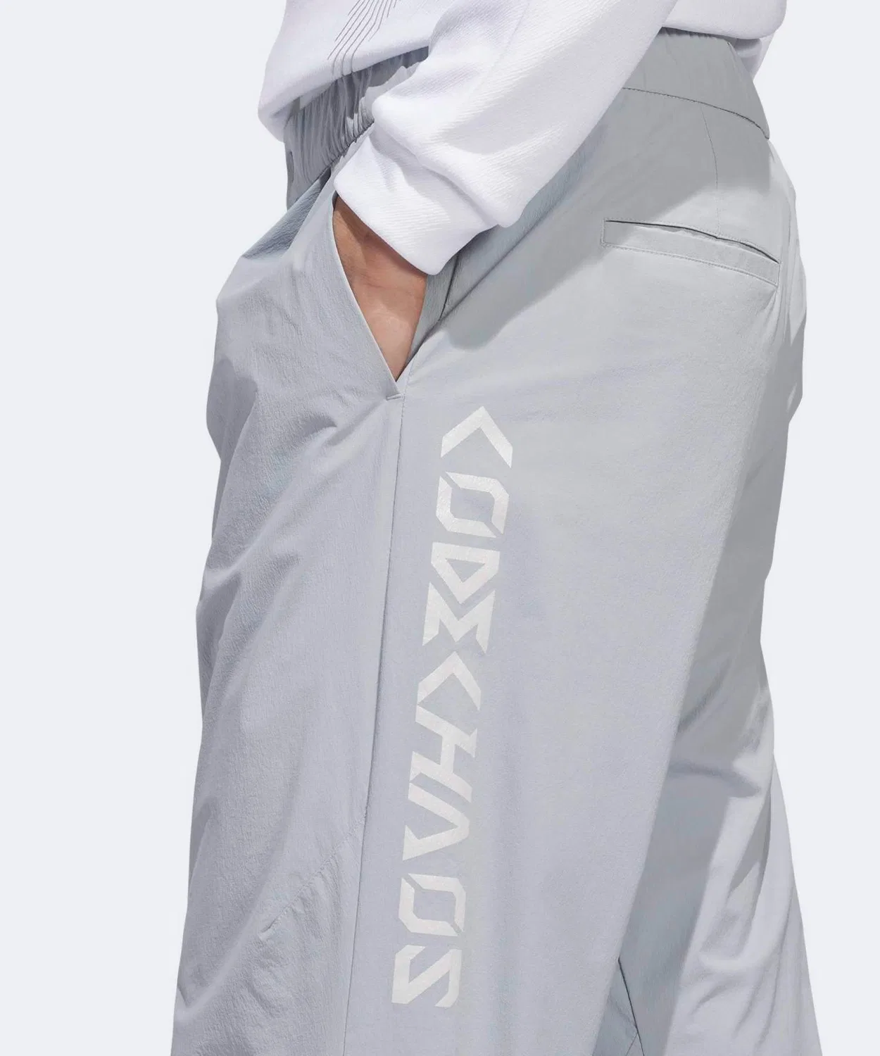 Мужские джоггеры с утеплением Adidas Golf, Серебристый — фото 4