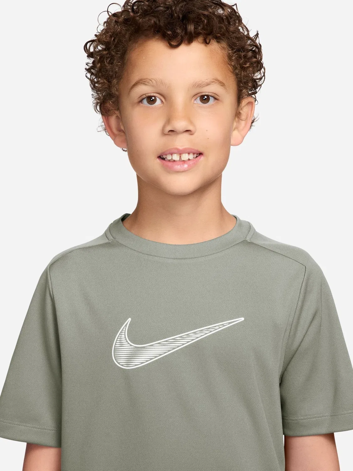 Футболка тренировочная Dri-FIT Nike Spruce Fog Grey Multi — фото 3