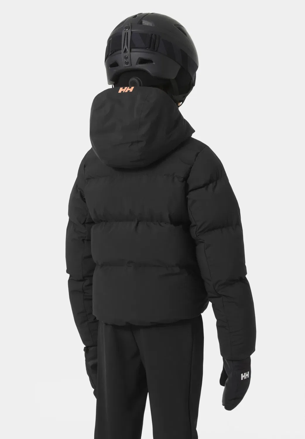 Зимняя куртка Jr nora короткая пуховая, унисекс - зимняя куртка Helly Hansen, Black — фото 2