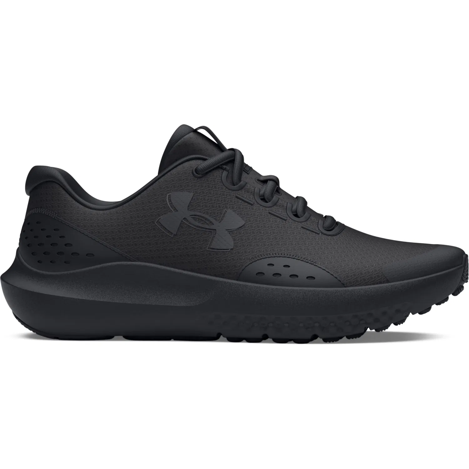 Детские кроссовки для мальчиков с сетчатым верхом UA Bgs Surge 4 Under Armour, Red / Black / Black