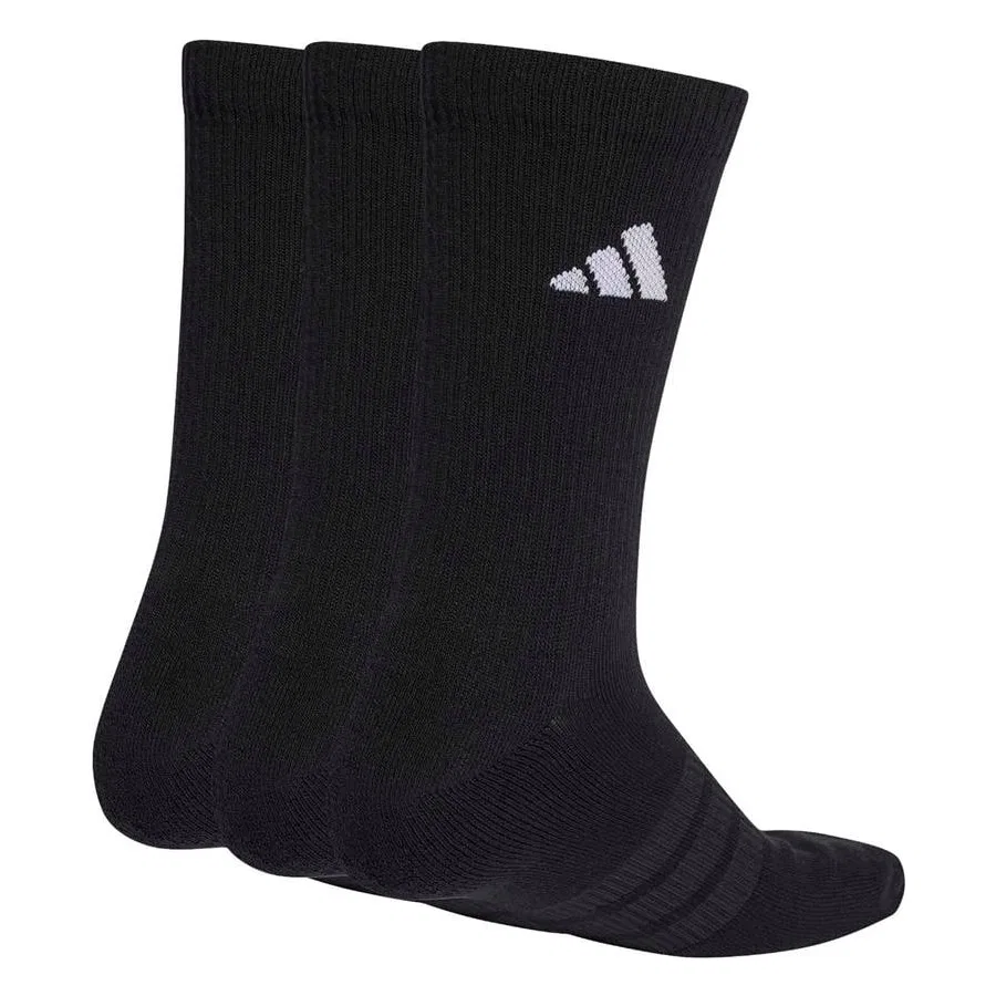 Носки с компрессионной поддержкой свода стопы adidas C ESS CRW 3P KC9626, Черный — фото 2