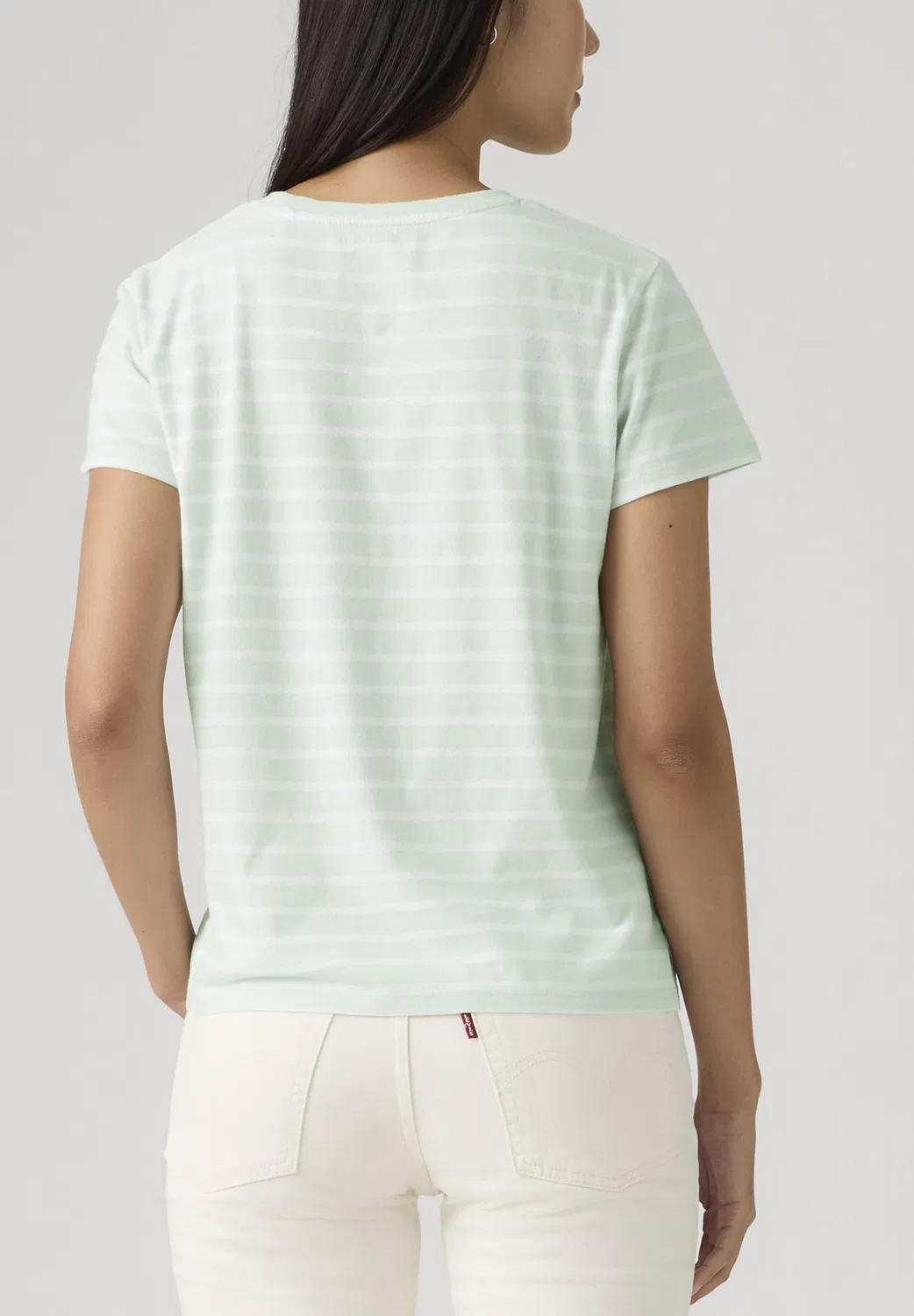 Женская футболка The Perfect Tee Levi's, Emily Stripe Pale Bl — фото 4