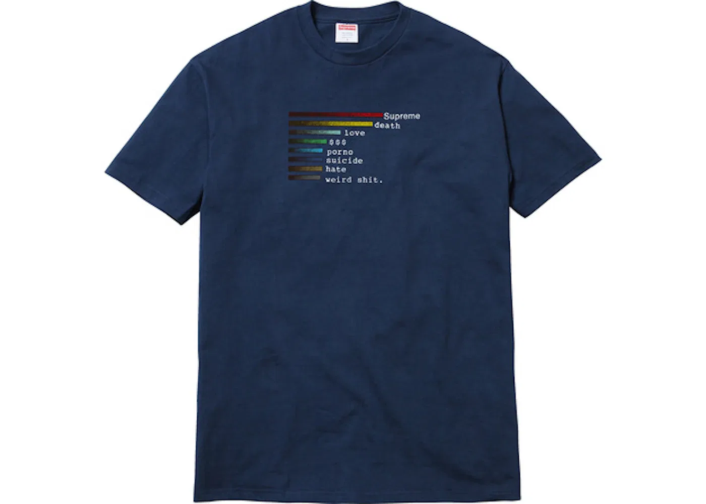 Детская футболка с принтом Supreme Tee, Navy