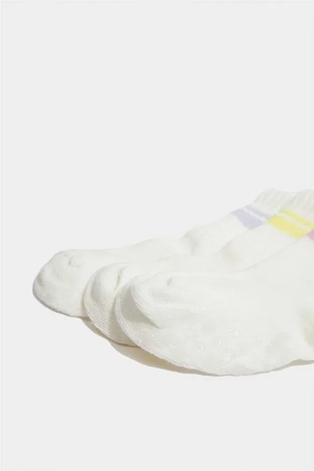 Детские носки для девочек с длинным рукавом Defacto, White-Wt1 — фото 4