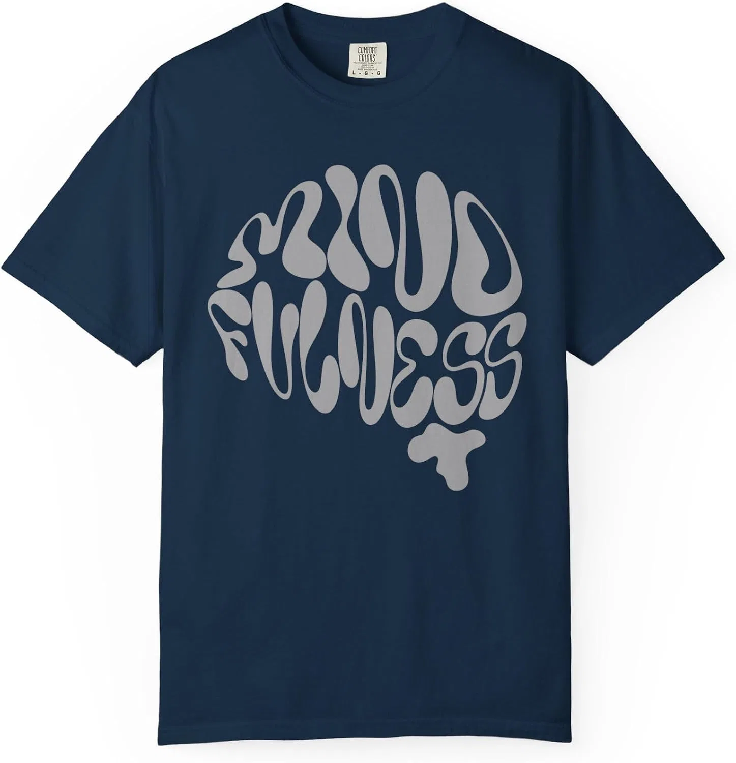 Футболка свободного кроя Comfort Colors, True Navy