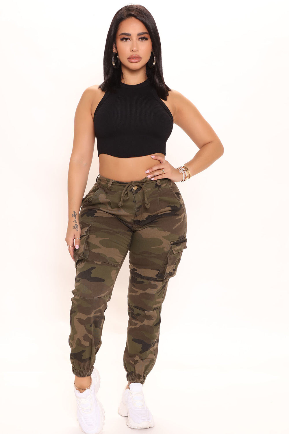 

Брюки карго Fashion Nova RJJ3645, камуфляж, Коричневый, Брюки карго Fashion Nova RJJ3645, камуфляж