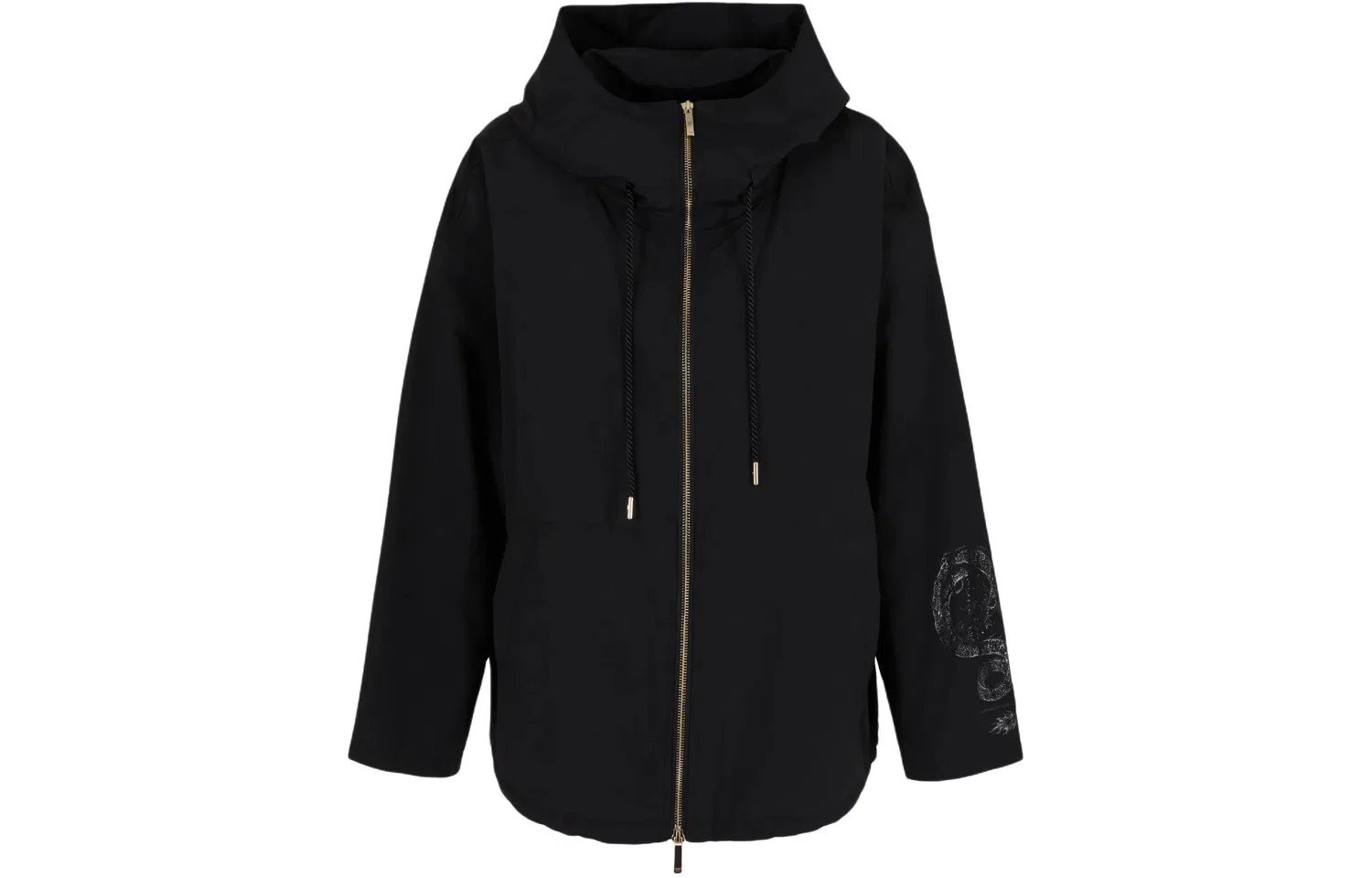 Куртка, сезон весна-осень, EMPORIO ARMANI, Black