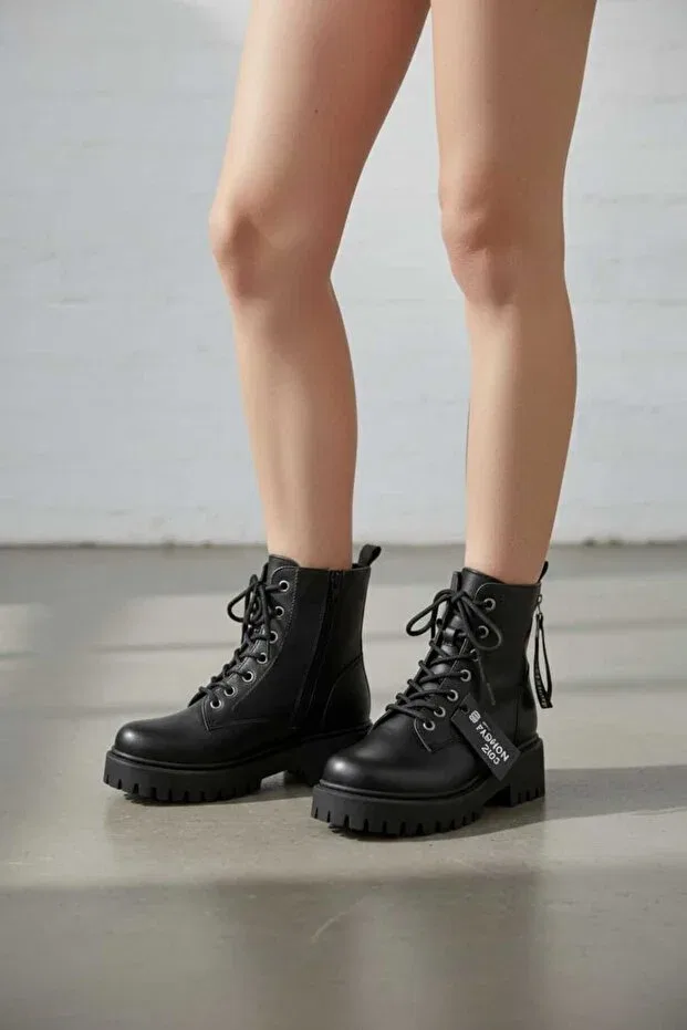 Детские ботинки для девочек с принтом Chelsea Pediashoes, Black — фото 3
